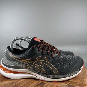Asics Sneakers Men 8 Gel-Kayano 28 Running Shoes Black Red Athletic Trainer